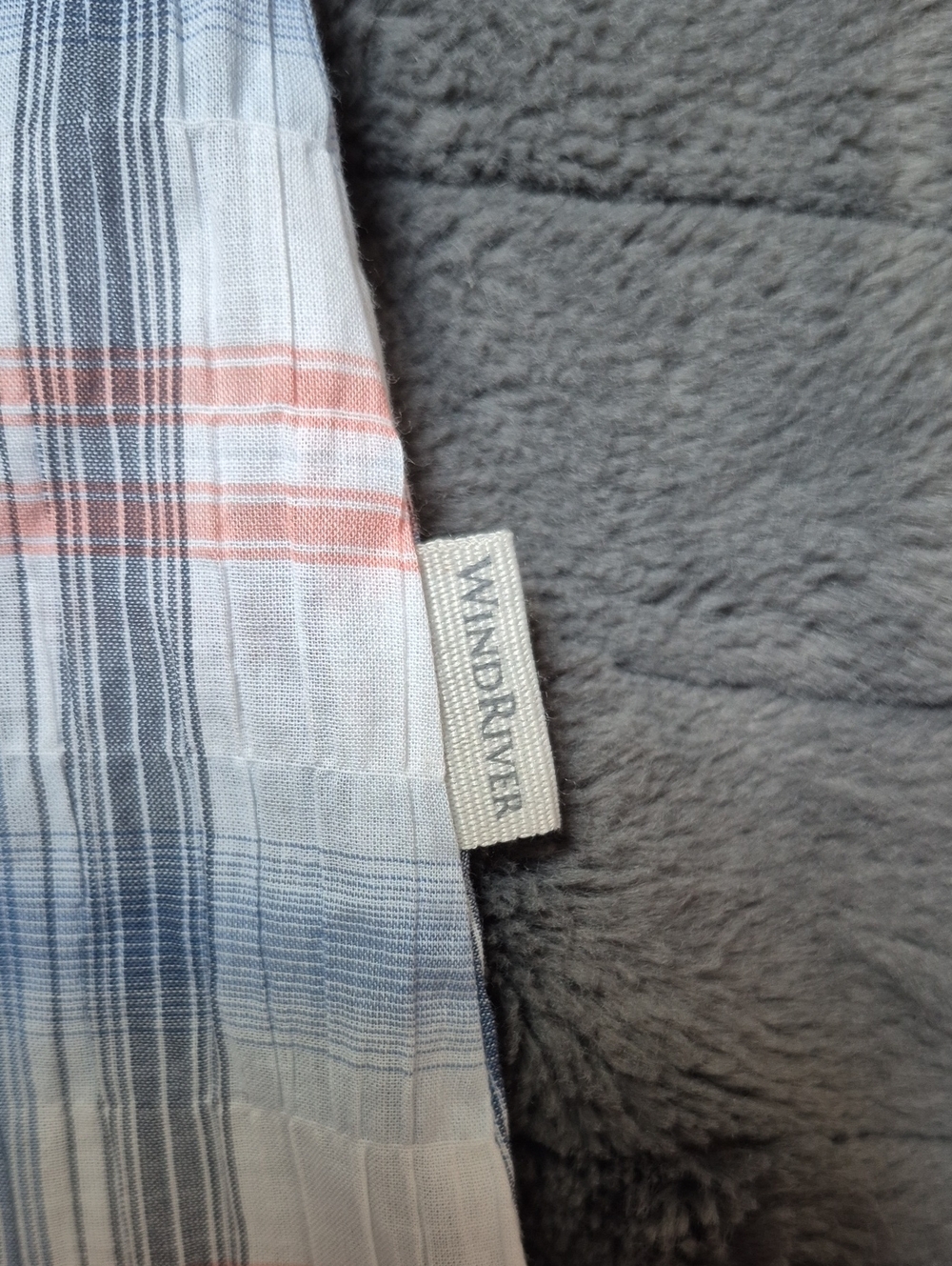 WindRiver Cotton Short Sleeve Button Down In Winter Plaid SZ Small, New W Tags! - Picture 4 of 12
